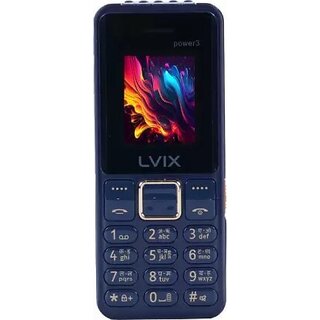 Livx Power 3 (Dual Sim, 1.77 inch Display 2500mAh Battery Blue)