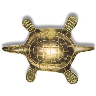 Sambhaav Handcrafted Brass Turtle Dcor for Home A Timeless Symbol of Patience (4.5 Inch)
