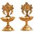 Sambhaav Divine Brass Shankh Chakra 2 Diya Set for Spiritual Illumination