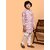 PrintCultr Boys Festive & Party Kurta and Pyjama Set (Pink)