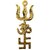 Sambhaav Trishakti Trishul for Vastu The Ultimate Divine Shield for Protecting Your Space (4 Inch)