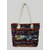 VARA Daily Drift Tote Bag with Long Tassel (Multicolour)