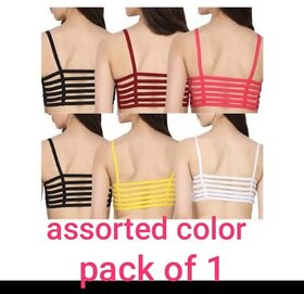 Minha pack of 1 designer 6 strap bra for women girls..