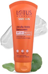 Lotus Herbals Ultrarx Matte Sunscreen Spf 50+ Pa++++For Sensitive And Acne Prone SkinDermatologically Tested50G