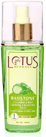 Lotus Herbals Basiltone Clarifying  Balancing Skin Toner  With Cucumber  Basil Combination  Oily Skin  100Ml