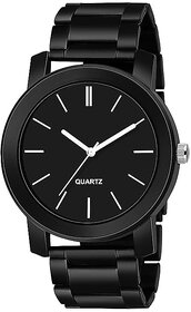 Premium Classic Men Designer Watch Stainless Steel Black Belt Everyday Wear Analog Watch For Men