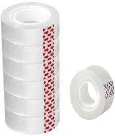 SMPH Cello Tape 18 MM (18 mmX 30 Meters, Transparent) Pack of 5