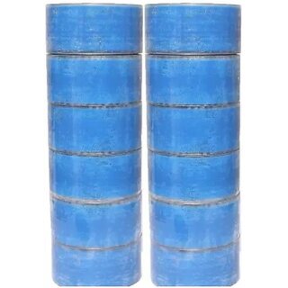 Kips Pack Of 12 Pcs Branded Packaging Tape (Manual) (Set Of 2, Blue)