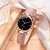 New Stylish Casual Branded Designer 4 Point Dial Leather Belt Watch For Women Analog Watch For Women
