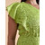 Granth Fashion Women Light Green Printed Half Sleeve Cotton Blend Dress