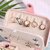 PU Big Jewellery Box  PU Leather Magnetic Buckle Portable Storage Box Case with Dividers Container for Rings, Earrings,