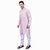 PrintCultr Men Kurta and Pyjama Set (Pink)