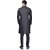 PrintCultr Men Kurta and Pyjama Set (Black)