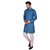 PrintCultr Men Kurta and Pyjama Set (Blue, White)