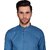 PrintCultr Men Kurta and Pyjama Set (Blue, White)