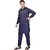 PrintCultr Men Kurta and Pyjama Set (Dark Blue)