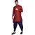 PrintCultr Men Dhoti & Kurta Set (Maroon)