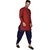 PrintCultr Men Dhoti & Kurta Set (Maroon)