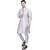 PrintCultr Men Kurta and Pyjama Set (Silver)
