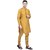 PrintCultr Men Kurta and Pyjama Set (Gold)