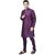 PrintCultr Men Kurta and Pyjama Set (Purple)