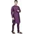 PrintCultr Men Kurta and Pyjama Set (Purple)