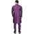 PrintCultr Men Kurta and Pyjama Set (Purple)