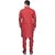 PrintCultr Men Kurta and Pyjama Set (Red)