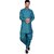 PrintCultr Men Dhoti & Kurta Set (Blue)