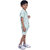 Kid Kupboard Cotton Boys Shirt and Short Set, Multicolor, Half-Sleeves, 7-8 Years KIDS7187