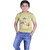 Kid Kupboard Cotton Boys T-Shirt, Dark Yellow, Half-Sleeves, 6-7 Years KIDS7196