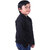 Kid Kupboard Cotton Boys T-Shirt, Dark Black, Full-Sleeves, 7-8 Years KIDS7197