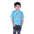 Kid Kupboard Cotton Boys T-Shirt, Light Blue, Half-Sleeves, 5-6 Years KIDS7198