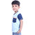 Kid Kupboard Cotton Boys T-Shirt, Multicolor, Half-Sleeves, 6-7 Years KIDS7201