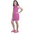 Kid Kupboard Cotton Girls A-Line Dress, Pink, Sleeveless, 12-13 Years KIDS7226