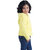Kid Kupboard Cotton Girls Sweatshirt, Yellow, Full-Sleeves, 7-8 Years KIDS7232