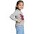 Kid Kupboard Cotton Girls Sweatshirt, Grey, Full-Sleeves, 6-7 Years KIDS7234