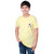 Kid Kupboard Cotton Boys T-Shirt, Light Yellow, Half-Sleeves, 9-10 Years KIDS7235