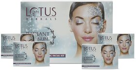 Lotus Herbals Radiant Platinum Cellular Anti-Ageing Facial Kit 4 in 1 Pack  200g