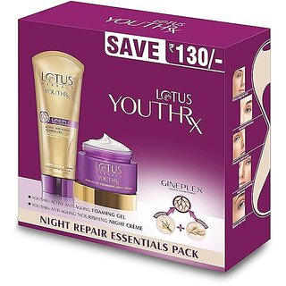 Lotus Herbals YOUTHRX NIGHT REPAIR ESSENTIALS PACK KIT