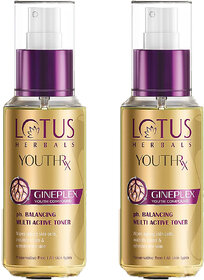 Lotus Herbals Youthrx Ph. Balancing Multi Active Toner  ( Pack Of 2 )