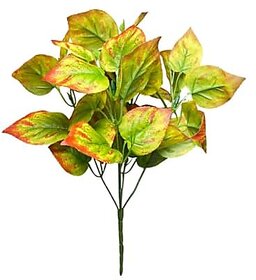 De Gardenia Natural Looking Artificial Money Plant | Ornamental Tree for Interior Home Shop and Office Decor | 18 Inches Tall | Pot Not Included (2 Carton_5)