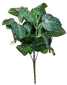 De Gardenia Natural Looking Artificial Money Plant | Ornamental Tree for Interior Home Shop and Office Decor | 18 Inches Tall | Pot Not Included (1 Carton_4)