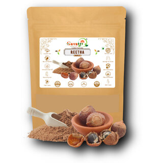 Gavatri Classic And Natural Reetha Powder For Skin  Hair Care 500 Gram