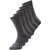 Dark Grey plain formal Lycra cotton socks/school socksPack of 2