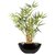 De Gardenia Artificial Bamboo Bonsai Plant in a Ceramic Pot for Home and Office Decor (199 Leafs 38 cm Tall Mixed Material Green)