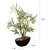 De Gardenia Artificial Bamboo Bonsai Plant in a Ceramic Pot for Home and Office Decor (199 Leafs 38 cm Tall Mixed Material Green)