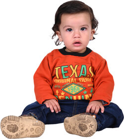 Kid Kupboard Cotton Baby Boys Sweatshirt, Red, Full-Sleeves, 12-18 Months KIDS7243