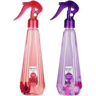 Ossa Blooming Rose 300ml, Lavender Fresh 300ml Air Freshener Combo For Home And Office (Pack of 2)