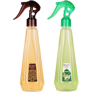 Ossa Touch Oud 300ml, Rajnigandha 300ml Air Freshener Combo For Home And Office (Pack of 2)